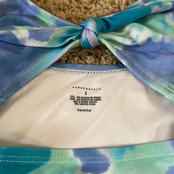 Tie-Dye Aeropostale Cut-Out Swimsuit - Picture 2 of 2